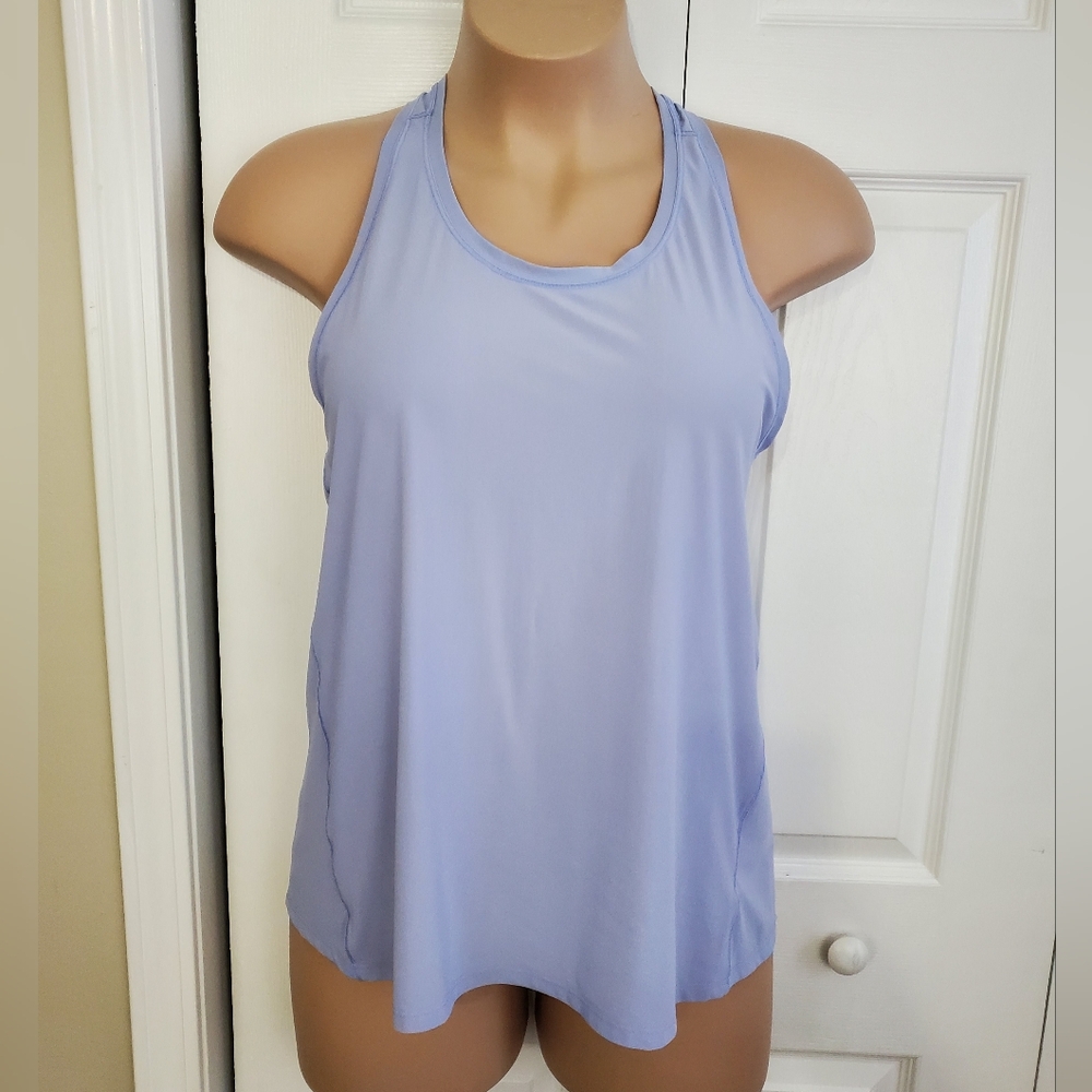 Athleta Plus Lilac Racerback Athletic Tank Top ~ Pre-Owned Size 2X Fickle Pickle